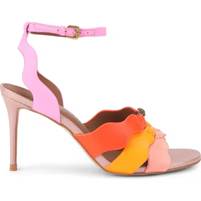 Kurt Geiger London Sun Wave Ankle Strap Sandal In Multi