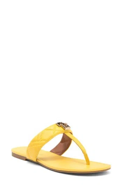 Kurt Geiger London T-bar Sandal In Yellow