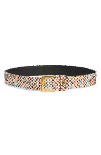 Kurt Geiger London Textured Woven Belt