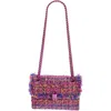 Kurt Geiger London Tweed Mini Bixton Shoulder Bag In Multi