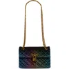 Kurt Geiger London Velvet Mini Brixton Crossbody Bag In Multi