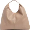 Kurt Geiger London Violet Hobo Shoulder Bag In Light Beige