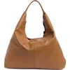 Kurt Geiger London Violet Leather Hobo Bag In Brown