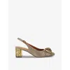Kurt Geiger London Chelsea Slingback Pump In Beige