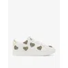 Kurt Geiger London Lane Love Sneaker In Beige Comb