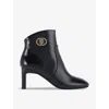 Kurt Geiger Chelsea Square Toe Bootie In Black
