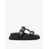 Kurt Geiger Orson Crystal Sandal In Black