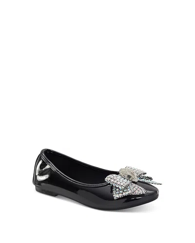 Kurt Geiger Londongirls' Mini Kensington Ballerina Flats - Toddler, Little Kid, Big Kid In Black Patent