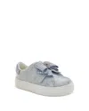 Kurt Geiger Denim Mini Laney Eagle Sneakers In Denim