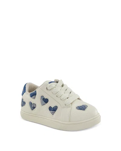 Kurt Geiger Londongirls' Mini Love Lane Sneakers - Toddler, Little Kid, Big Kid In Denim/bone