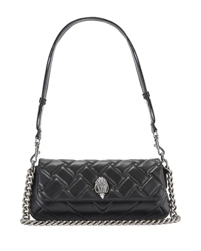 Kurt Geiger Long Kensington Shoulder Bag In Black