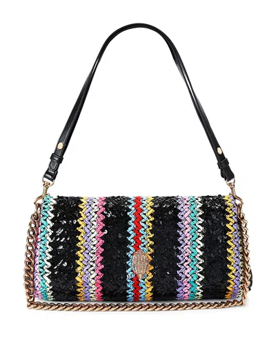 Kurt Geiger Long Medium Kensington Bag In Charcoal