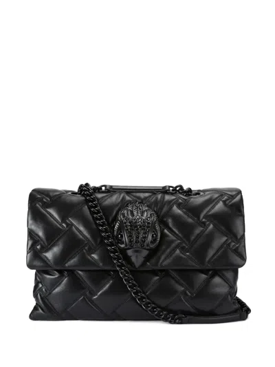 Kurt Geiger Macro Kensington Drench Quilted Tote Bag In Black