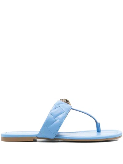 Kurt Geiger Maddison Eagle-embellishment Sandals In Blue