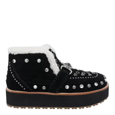 Kurt Geiger Mansion Cozy Booties In Black