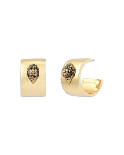 Kurt Geiger Mansion Signature Eagle Hoop Earrings In Gold