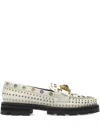 Kurt Geiger Mansion Stud-embellished Loafer In White