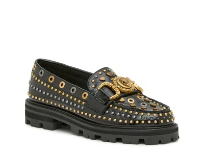 Kurt Geiger Mansion Stud Loafer In Black