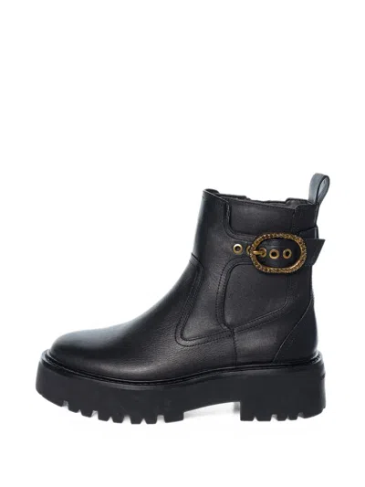 Kurt Geiger Mayfair Chelsea Ankle Boots In Black