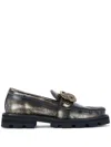 Kurt Geiger Mayfair Chunky Loafers In Black
