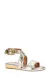 Kurt Geiger London Mayfair Strappy Sandal In Silver