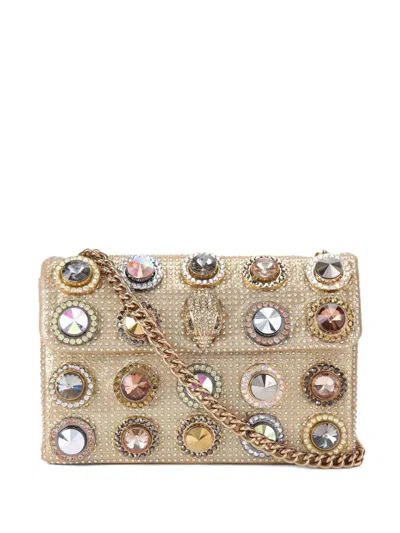 Kurt Geiger Medium Kensignton Octavia Shoulder Bag In Gold