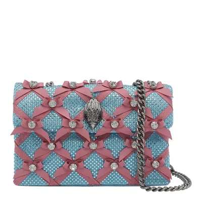Kurt Geiger Medium Kensington Crossbody Bag In Blue