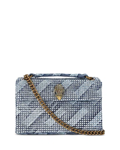 Kurt Geiger Medium Kensington Crossbody In Navy