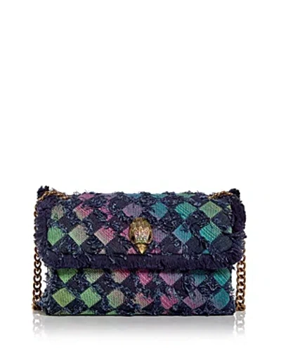 Kurt Geiger London Medium Kensington Denim Convertible Crossbody Bag In Blue Other