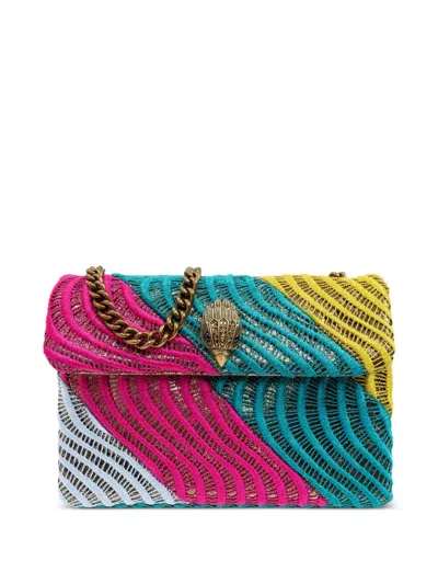 Kurt Geiger Medium Kensington Shoulder Bag In Blue