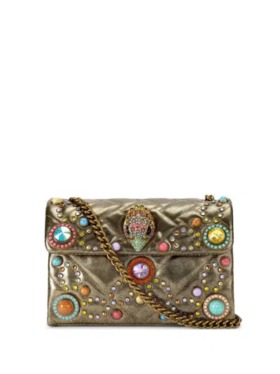 Kurt Geiger Medium Kensington Shoulder Bag In Rust/copper