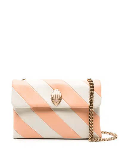 Kurt Geiger Medium Kensington Shoulder Bag In Neutral