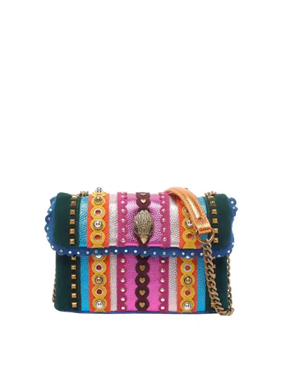 KURT GEIGER MEDIUM KENSINGTON STUD CROSSBODY BAG