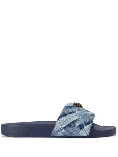 KURT GEIGER MEENA DENIM SLIPPERS