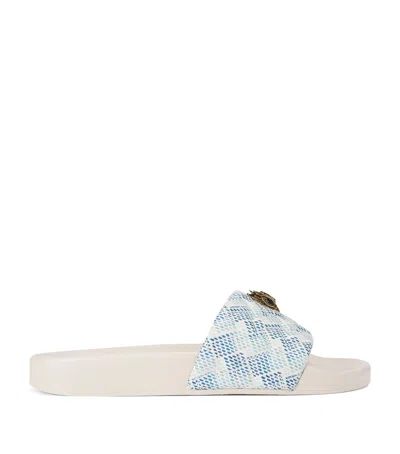 Kurt Geiger Meena Eagle Slides In Blue