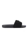 Kurt Geiger Meena Teddy Slippers In Black