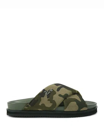 Kurt Geiger Men's Baron Pumped Slides In Green