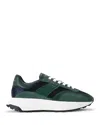 Kurt Geiger Men's Gaspar Lace Up Sneakers In Open Green