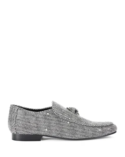 Kurt Geiger London Hugh Tweed Venetian Loafer In Silver