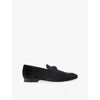 Kurt Geiger Velvet Hugh 2 Loafers In Black