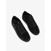 Kurt Geiger Mens  London Lennon Crystal Woven Low-top Trainers In Black