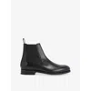 Kurt Geiger Leather Sloane Chelsea Boots In Black