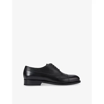 Kurt Geiger Leather Sloane Oxford Shoes In Black