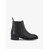 Kurt Geiger Mens Kemp Leather Chelsea Boots Blac In Black