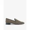 Kurt Geiger Embellished Ace Loafers In Gold