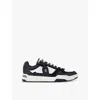 Kurt Geiger Leather Regan Sneakers In White/blk