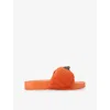 Kurt Geiger Eagle Orange Slides In Multi