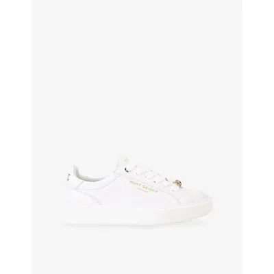 Kurt Geiger Mens White Kaplan Low Tops Eur 45 / 11 Uk