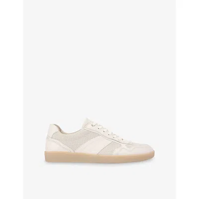 Kurt Geiger Suede-fabric Lloyd 2 Sneakers In White