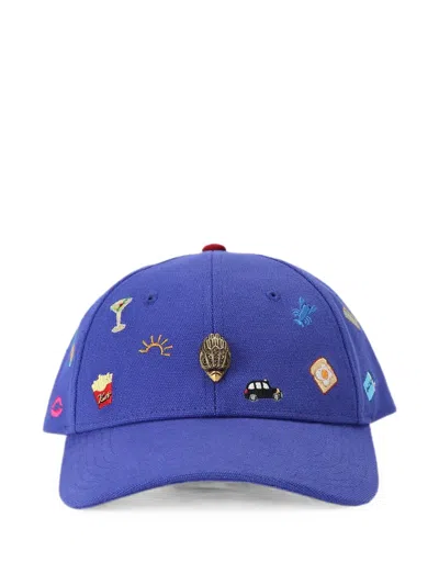 Kurt Geiger Micro Charms Cap In Blue